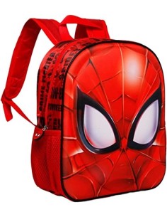 Mochila Marvel Modelo Cara De Spiderman 3D