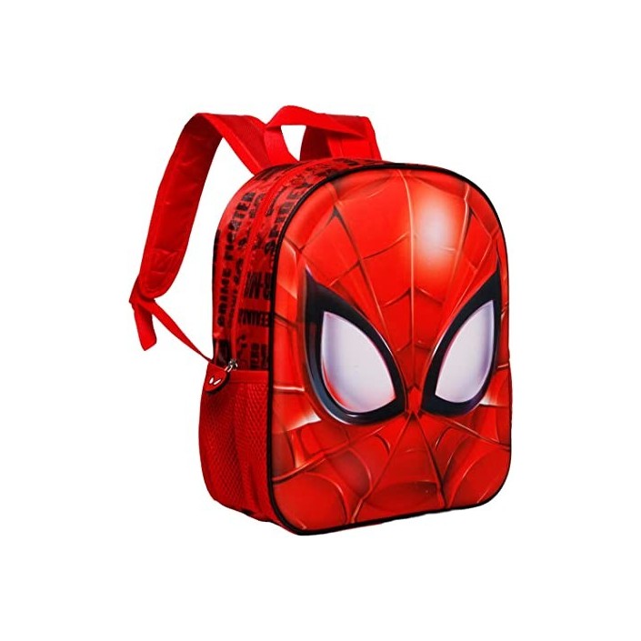 Mochila Marvel Modelo Cara De Spiderman 3D