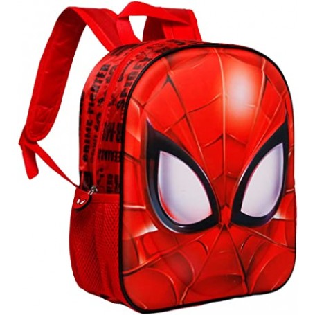 Mochila Marvel Modelo Cara De Spiderman 3D