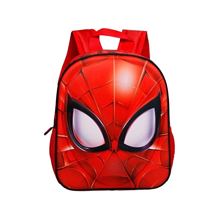 Mochila Marvel Modelo Cara De Spiderman 3D