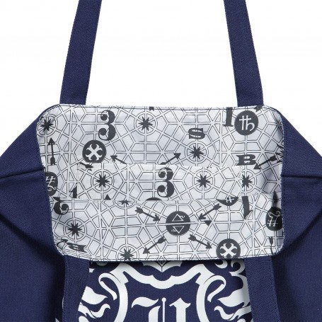 Bolso Tela WB Harry Potter Academy Hogwards Azul Modelo 02181