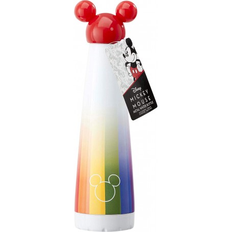 Botella de Agua Mickey Modelo Arcoiris