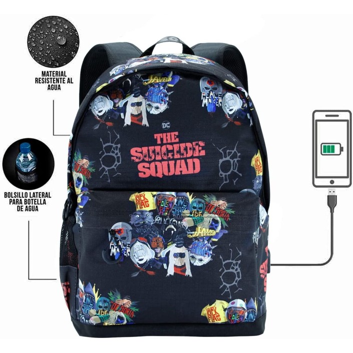 Mochila DC Estampado Escuadrón Suicida Modelo...