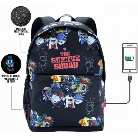 Mochila DC Estampado Escuadrón Suicida Modelo 02918