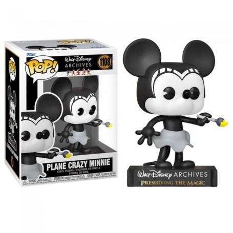 Figura Funko Pop! Disney Archives Plane Crazy Minnie Modelo 1108 | 57623