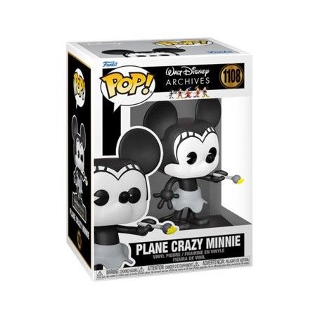 Figura Funko Pop! Disney Archives Plane Crazy Minnie Modelo 1108 | 57623