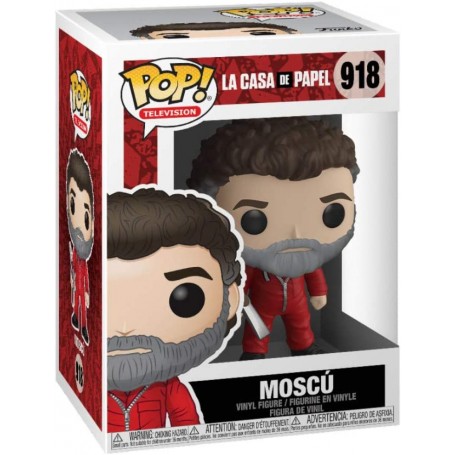 Figura Funko Pop! Televisión La Casa de Papel Moscú Modelo 918 | 44578