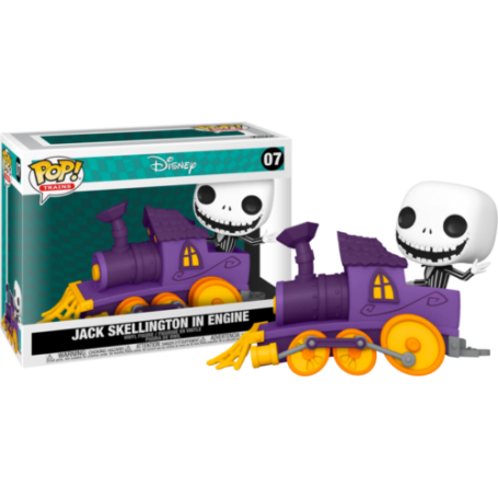 Figura Funko Pop! Disney Pesadilla antes de Navidad Jack Skellington en Locomotora Modelo 07 | 50630