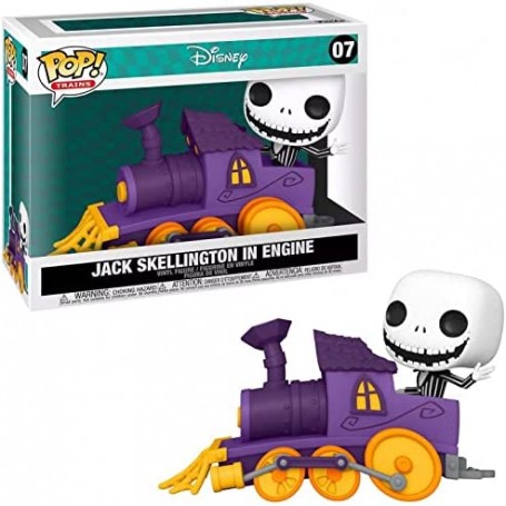 Figura Funko Pop! Disney Pesadilla antes de Navidad Jack Skellington en Locomotora Modelo 07 | 50630