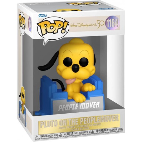 Figura Funko Pop! Disney 50 Aniversario Walt Disney World Pluto en Tren PeopleMover Modelo 1164 | 59509