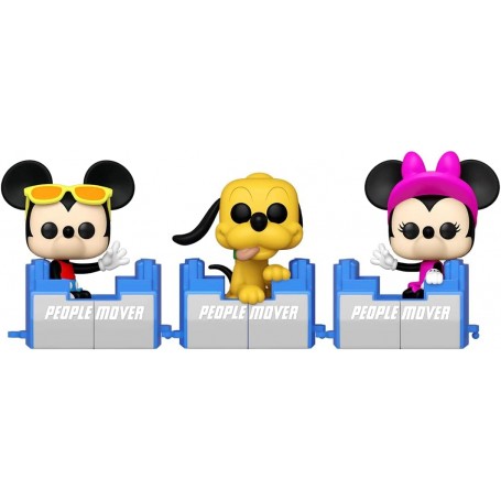 Figura Funko Pop! Disney 50 Aniversario Walt Disney World Pluto en Tren PeopleMover Modelo 1164 | 59509