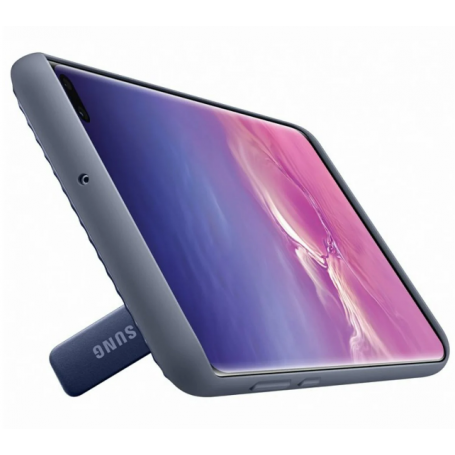 Funda Samsung Protective Standing Para Galaxy S10 Plus Color Negro EF-RG975CB