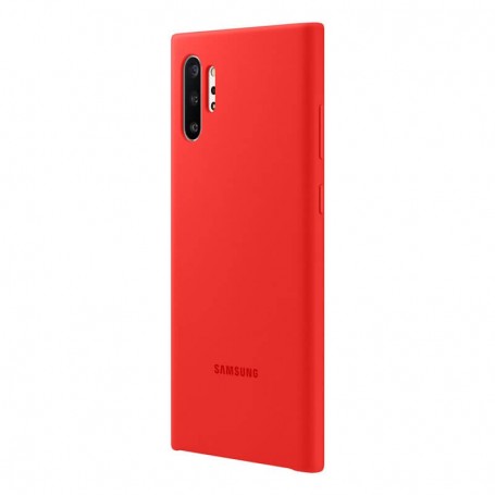 Funda Samsung de Silicona Para Galaxy Note 10 Plus Color Rojo EF-PN975TR