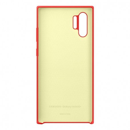 Funda Samsung de Silicona Para Galaxy Note 10 Plus Color Rojo EF-PN975TR