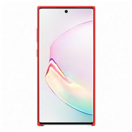 Funda Samsung de Silicona Para Galaxy Note 10 Plus Color Rojo EF-PN975TR
