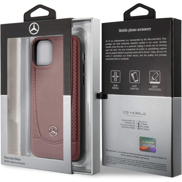 Funda Mercedes en Piel perforada para iPhone 11...