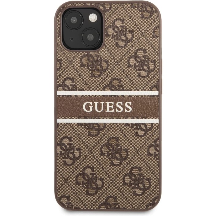 Funda Guess para iPhone 13 Mini Marrón con logo...