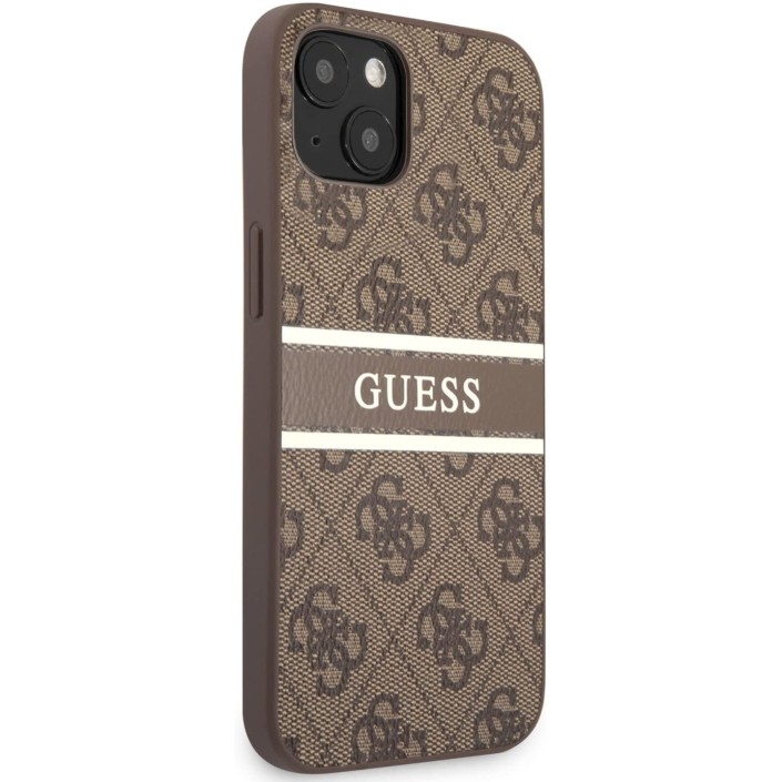 Funda Guess para iPhone 13 Mini Marrón con logo...