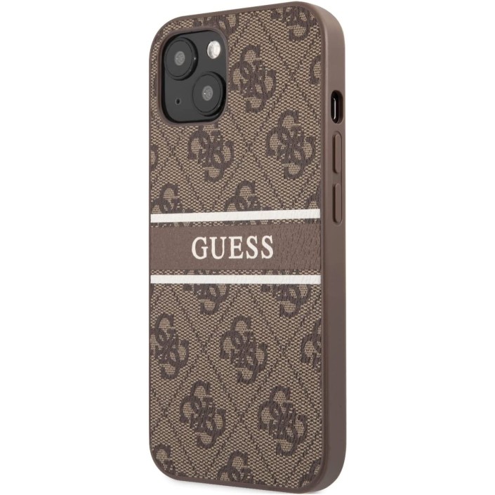 Funda Guess para iPhone 13 Mini Marrón con logo...