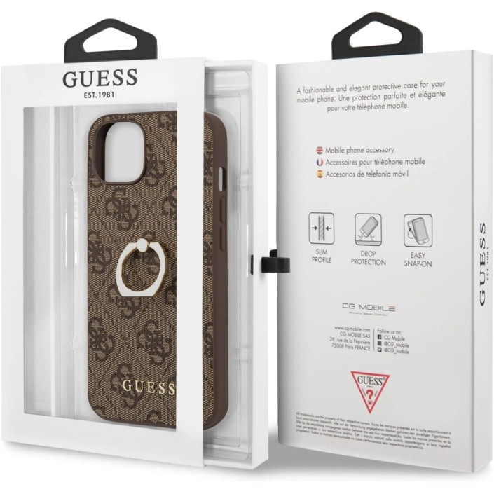 Funda Rígida Guess diseño 4G para Apple iPhone...
