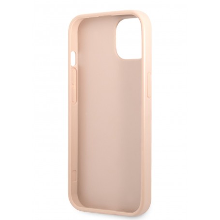 Funda Guess para Apple iPhone 13 Mini Rosa con logo y franja Rosa