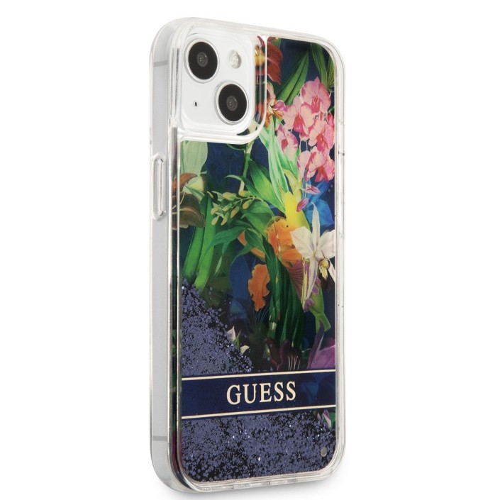 Funda Guess purpurina líquida para iPhone 13...