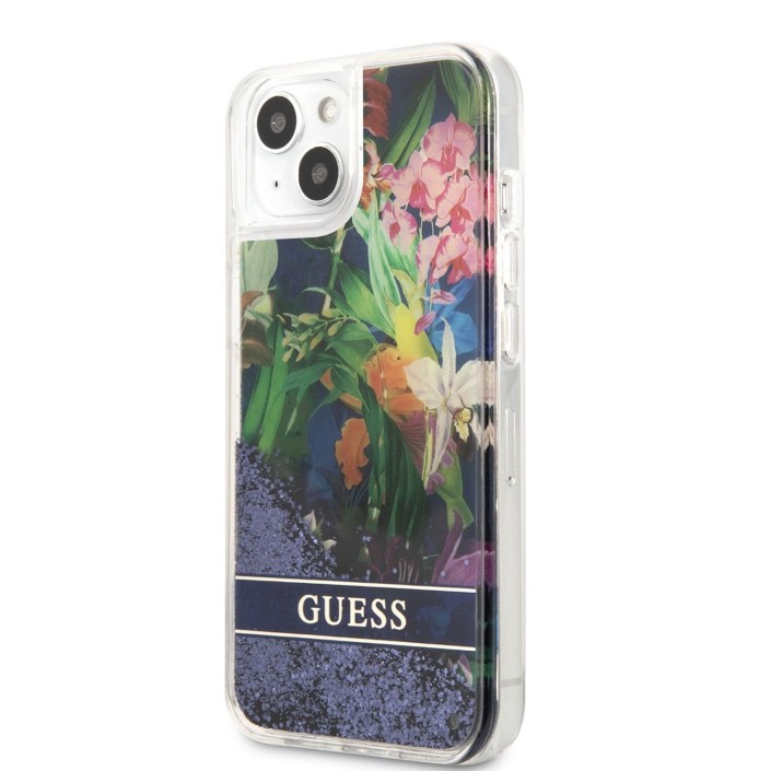 Funda Guess purpurina líquida para iPhone 13...