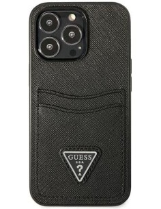 Funda Guess diseño Saffiano con tarjetero para Apple...