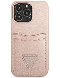 Funda Guess diseño Saffiano con tarjetero para Apple...