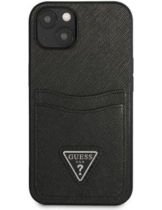 Funda Guess diseño Saffiano con tarjetero para Apple...