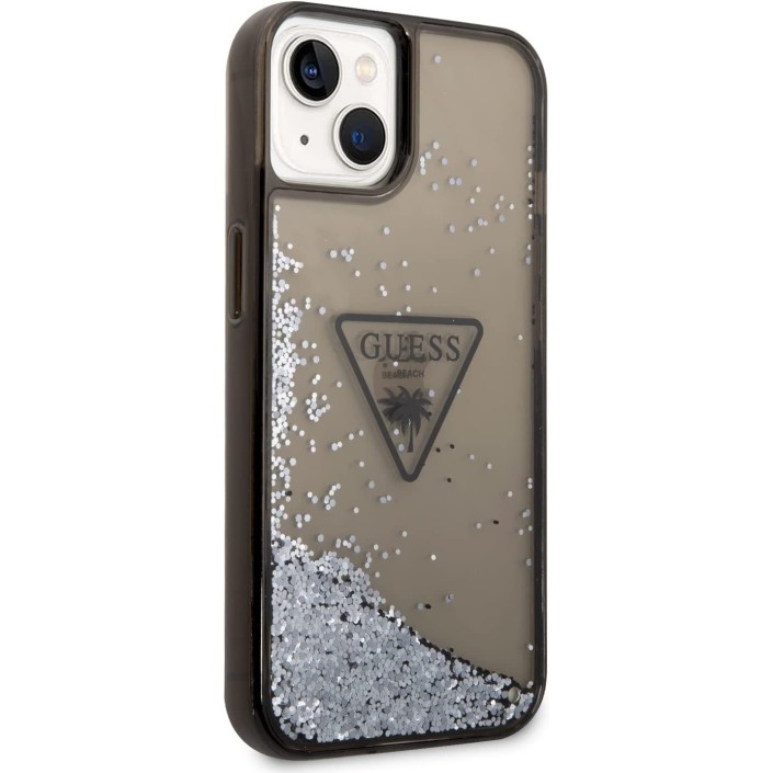 Funda Guess purpurina líquida Plateada para...