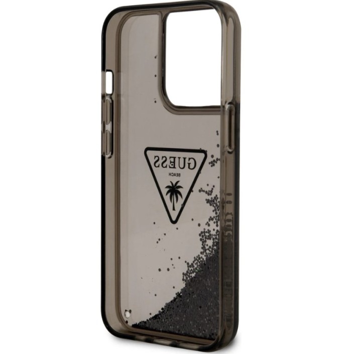 Funda Guess purpurina líquida Plateada para...