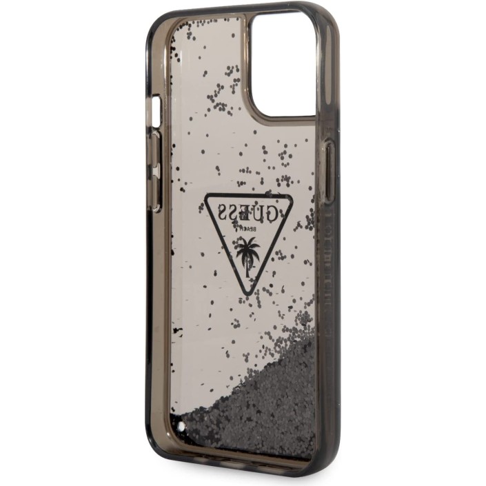 Funda Guess purpurina líquida Plateada para...