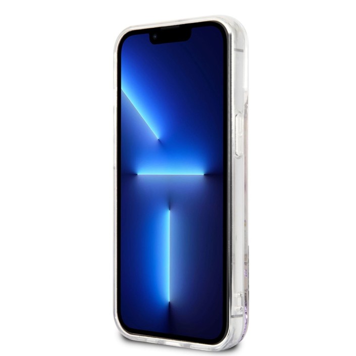 Funda Guess purpurina líquida para iPhone 13...