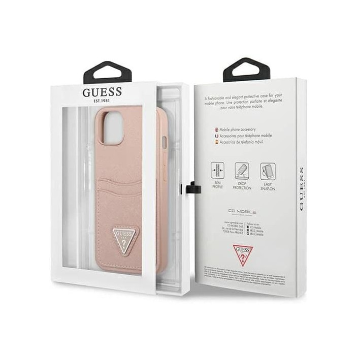 Funda Guess diseño Saffiano con tarjetero para...