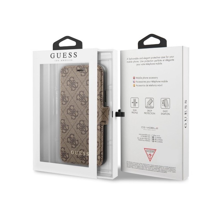 Funda Guess Tipo Libro diseño 4G para iPhone 12...