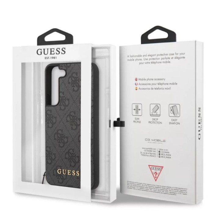 Funda Guess Rígida diseño 4G con Charm para...