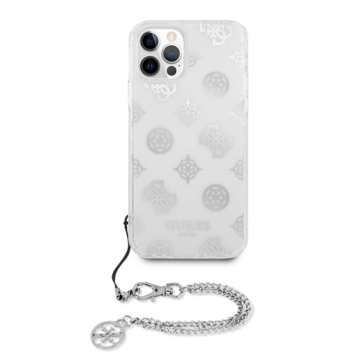 Funda Rígida Guess Transparente con cadena...