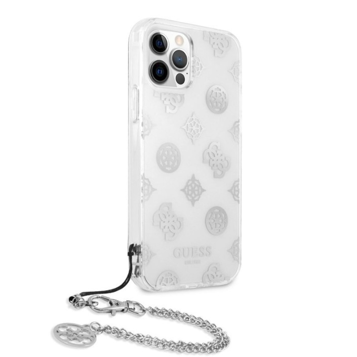 Funda Rígida Guess Transparente con cadena...