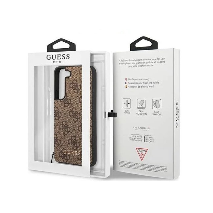 Funda Guess Rígida diseño 4G con Charm para...