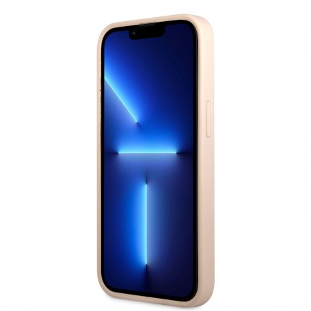 Funda Guess para Apple iPhone 13 Pro Rosa con logo y franja Rosa