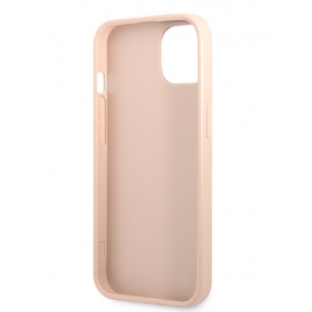 Funda Guess para Apple iPhone 13 Rosa con logo y franja Rosa