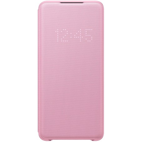 Funda Led View Para Samsung Galaxy S20 Plus Color Rosa Modelo EF-NG985PP Estado Genial