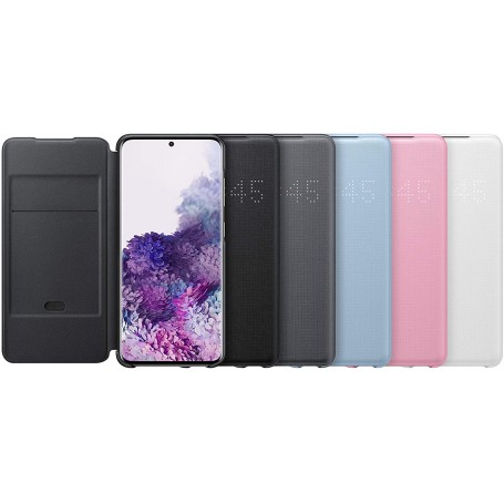 Funda Samsung Galaxy S20 plus Smart Led Rosa EF-KG985CPEG Estado Como Nuevo