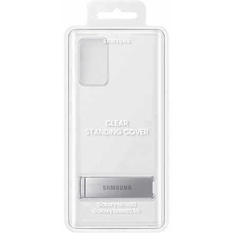 Funda con pie para Samsung Galaxy Note 20 Transparente Modelo EF-JN980CT| Estado Como Nuevo |  Outlet