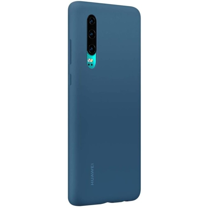 Funda Huawei De Silicona Para P30 Color Azul...