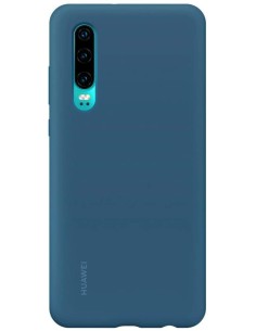 Funda Huawei De Silicona Para P30 Color Azul Modelo... 2