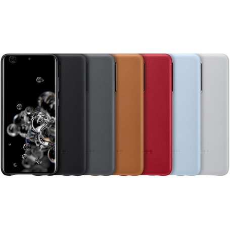 Funda Samsung En Piel para Galaxy S20 Ultra En Azul Celeste Modelo EF-VG988LL Nuevo