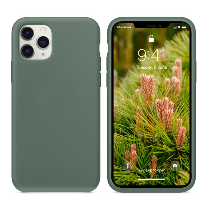 Funda Silicona para Apple iPhone 11 Pro Verde...