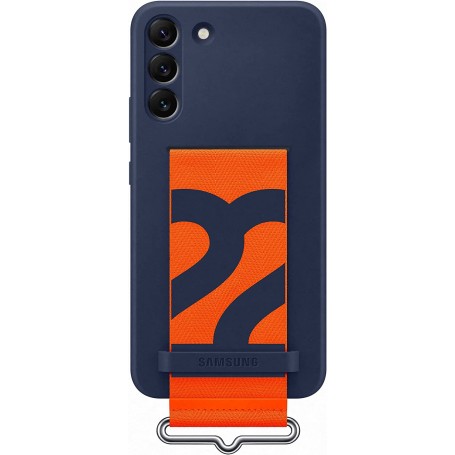 Funda Samsung de Silicona con Correa para Galaxy S22 Plus Navy Modelo  EF-GS906TN‎